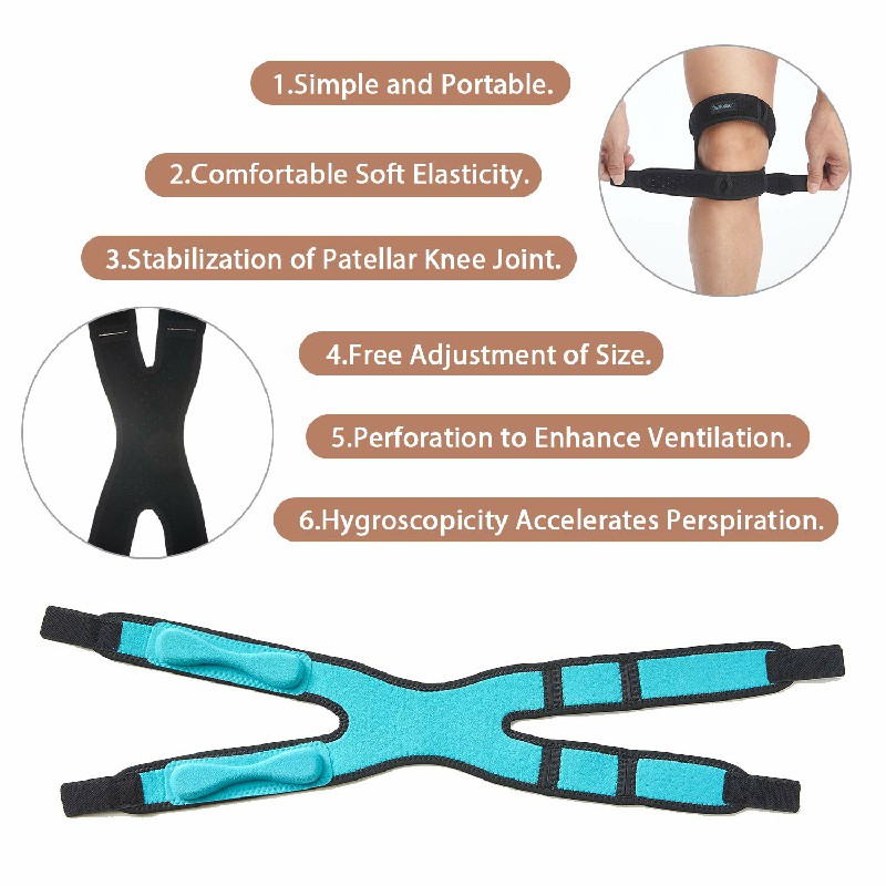 Spor Açık Patella Stabilize Diz Desteği Brace