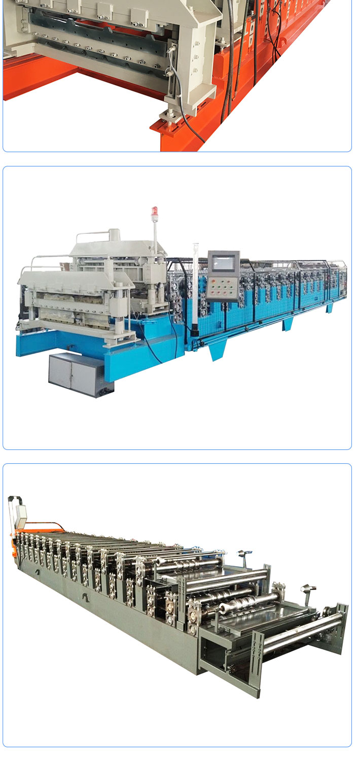 Double Layers Roof Steel Sheets Plate Rolling Forming Machine