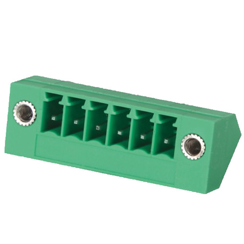 3,81 mm männlicher PCB-Anschlussblock 45 Grad