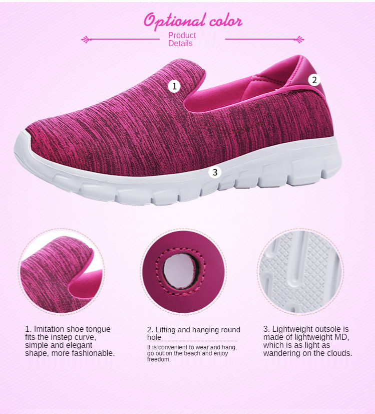 New Fashion  Over-foot Shoes Large Size Nurse Shoes Middle-aged and Elderly Walking Shoes for Women