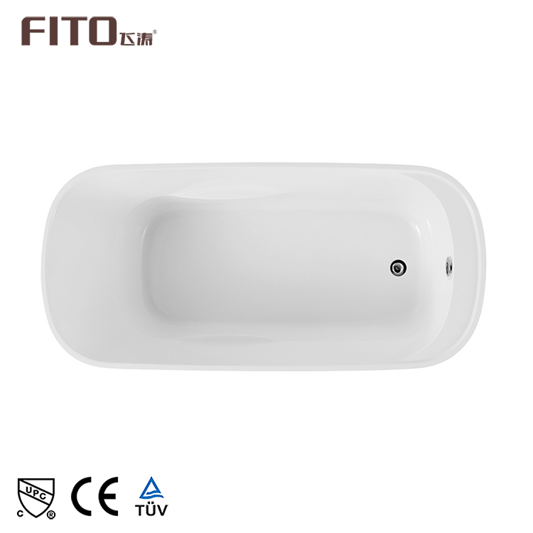 Good Price Freestanding Bathtubs White Acrylic Freestanding Bathroom Tub Durable Bathtub