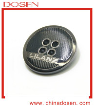 Samsonite Vintage metal four holes sewing button for casual woment coat zamak material in china.