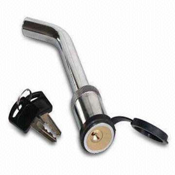 Hitch Pin Lock with Chrome-plated Finish, Includes Two Keys