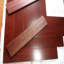 UV Coated Natural Color African Mahogany Solid Parquet Wood Flooring
