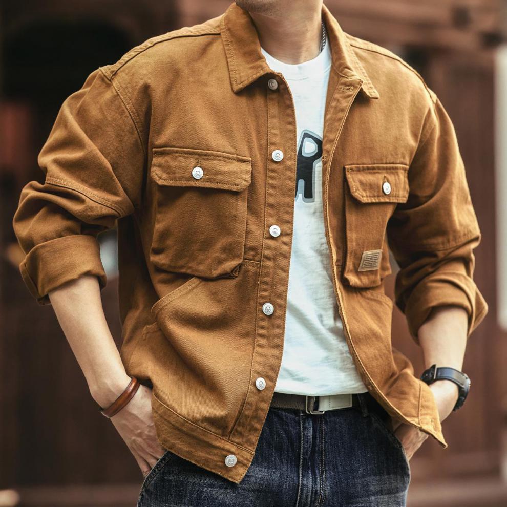 Мужская рабочая одежда Denim Feel, весенняя куртка Denim Feel Men's Workwear Spring Jacket