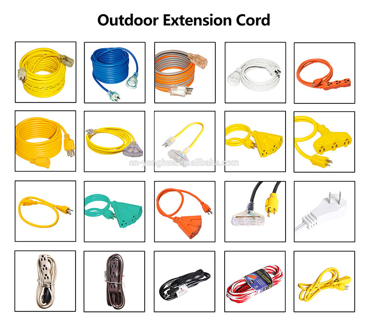 125v Heavy Duty Multiple Outlet Extension Cord