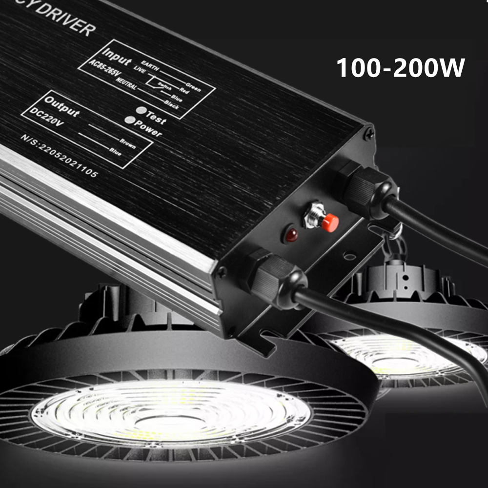 LED Emergency ballast for UFO High Bay 100-200W