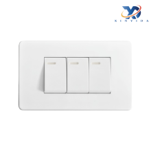 Three-Gang Single-Control Wall Switch