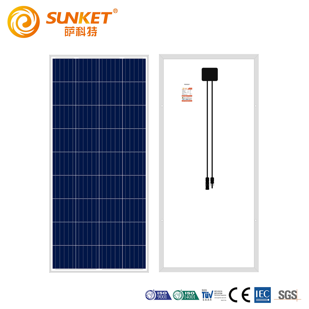 150W poly solar panels