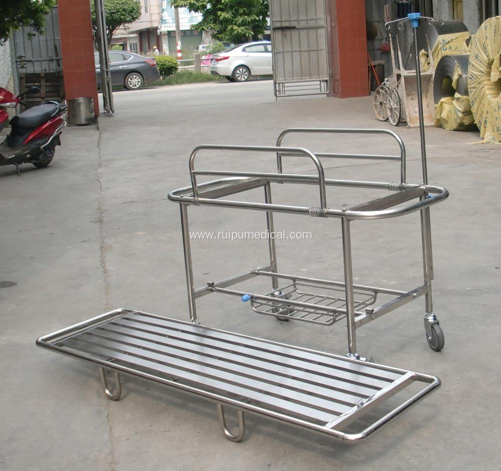 Folding Hospital Aluminum Ambulance Stretcher Trolley