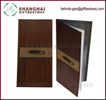 A4 wood menu holder
