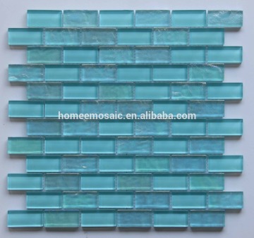 iridescent crystal glass mosaic tile