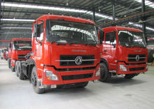 Dongfeng Flat head Single Bed 6x4 Tractor Truck