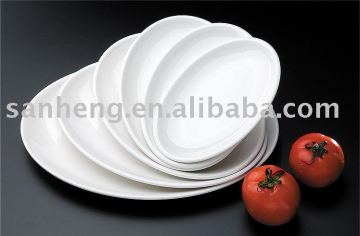 Melamine oval tableware set