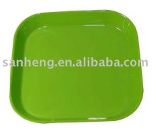 6"melamine square plate
