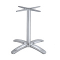 Base da tavolo a end singola base da tavolo in metallo a tubo da 4 piedi per tavolo da esterno