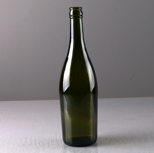 640ml donker groen glas Champagne fles