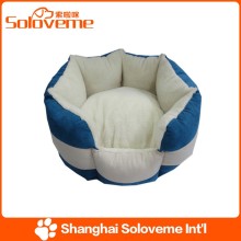 Hot sale soft round fashio new design pet beds warmer
