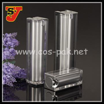 Silver Airless Pump Bottle