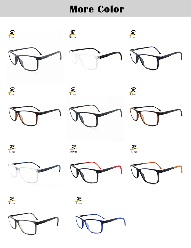 Custom Logo Thin Design Tr Frame Antique Eyeglasses Frames