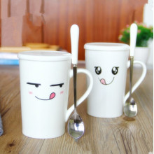 Customized Logo Couples Cup Porcelain Cup