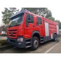 Howo 5ton water tank fire truck