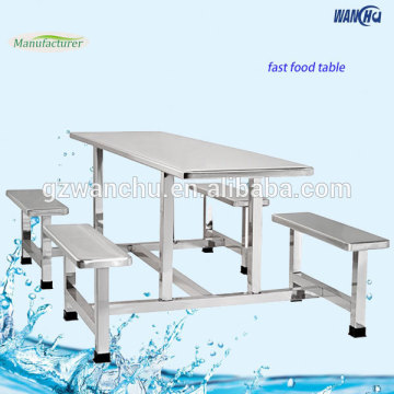 Restaurant Tables Chairs/Stainless Steel Fast Food Tables Chairs/Dining Room Table Chairs