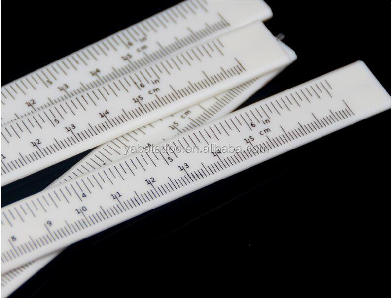 New arrival Plastic Eyebrow Ruler Measure Shaping For Tattoo Tool