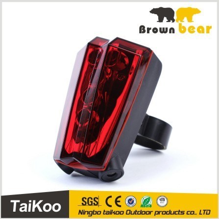 factory price smart wireless led laser rear light bicycle