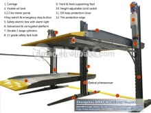 2 post smart car parking system double post car lift double deck parking lift