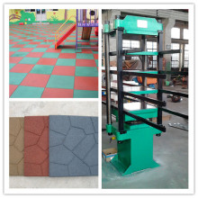 Rubber Tiles Vulcanizing Press, Rubber Tiles Hydraulic Press, Rubber Tiles Making Line