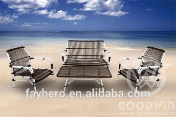 GW3318 New design outdoor furniture synthetic rattan sofa set