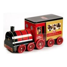 Train shape tin box