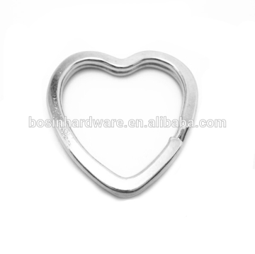 Great Quality Metal Bulk Heart Shaped Key Split Rings