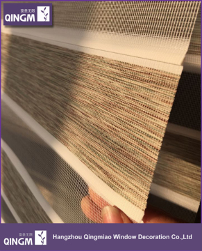 Elegant Pleated Manual Rainbow Blinds Zebra Blinds