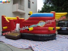 Custom Design Small Pirate Jumping Castles, Commercial Bouncy Castles For Children
