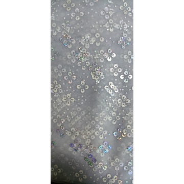 100% NYLON FABRIC MESH EMBROIDERED PIECE FABRIC