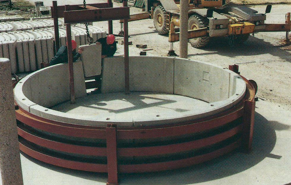 Anillo de refuerzo del revestimiento del túnel del metro