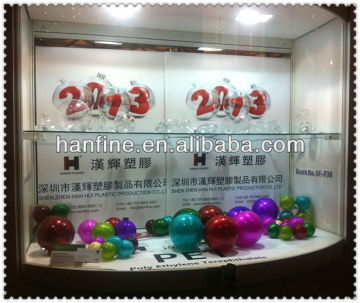 OEM pet plastic christmas decorate ball