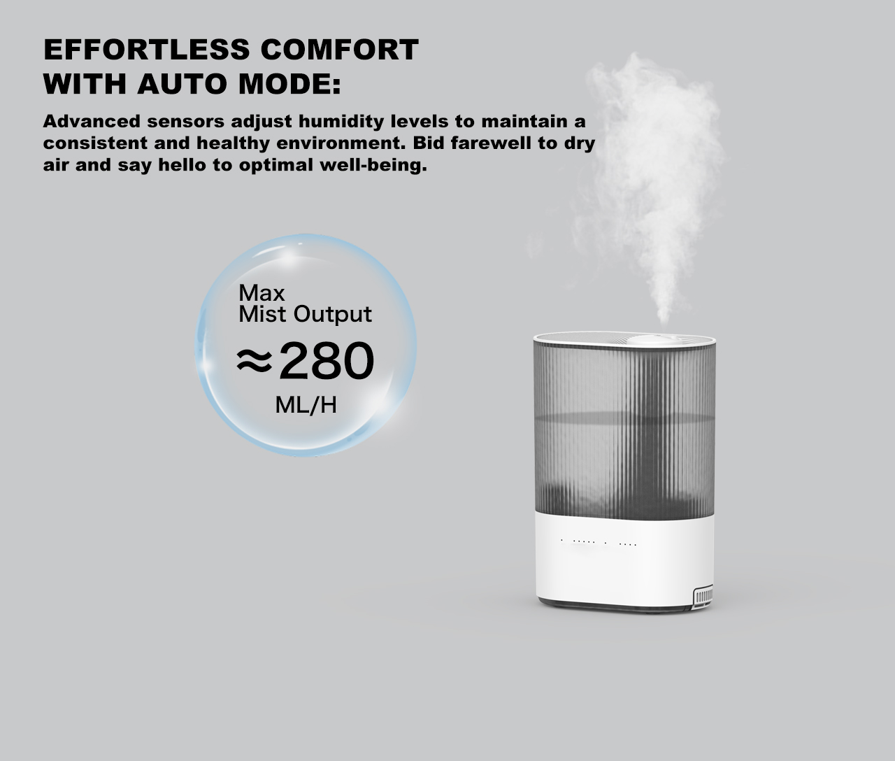 HTJ-2293A humidifier mist output HTJ-2293A humidifier mist output