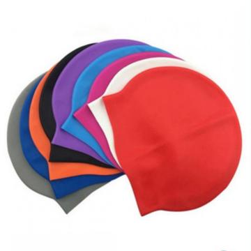 Casquettes de bain en silicone Capuchon de natation adulte confortable