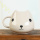 Tasse à café en céramique de forme animale