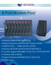 8 Port Modem Pool with SMS Software