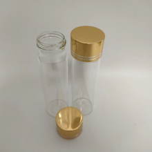 Clear Glass Test Tubes with Caps and Holders