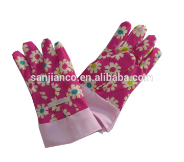 pu work glove for sale/glove for agricultural use