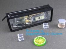 file pouch slider zipper bag, slider zipper bag for jewellery, pencil case, Clear Soft Pvc Zipper Blanket Packing Bag Handle sli