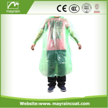 PE rain poncho for promotion