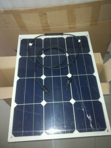 sunpower cells for solar panel 40w bendable solar module