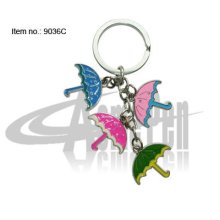 Umbrella style Key Ring Pen Ornament for gift set