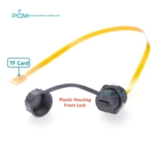  Waterproof Outdoor Micro SD TF Memory Card Slot Extender with IP67 Flex FPC Extension Cable for Data Storage 